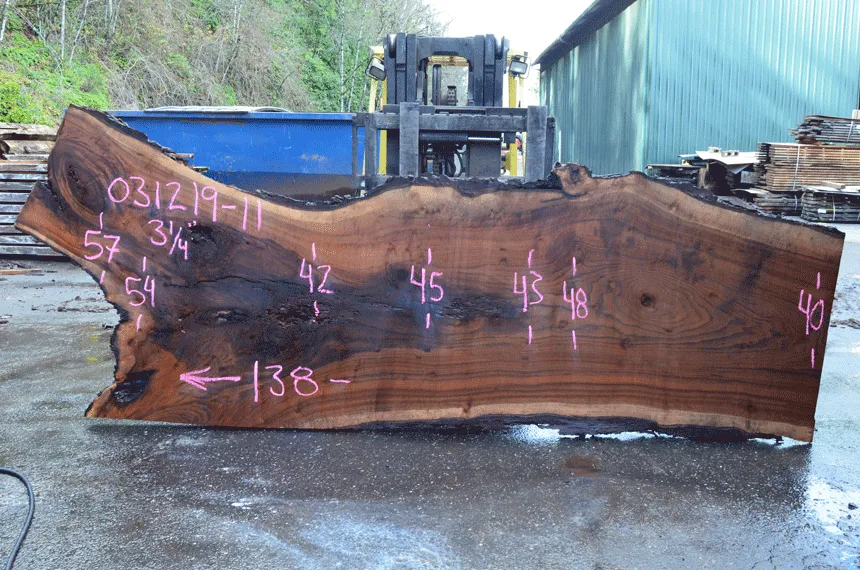 031219-11 Oregon Black Walnut Slab