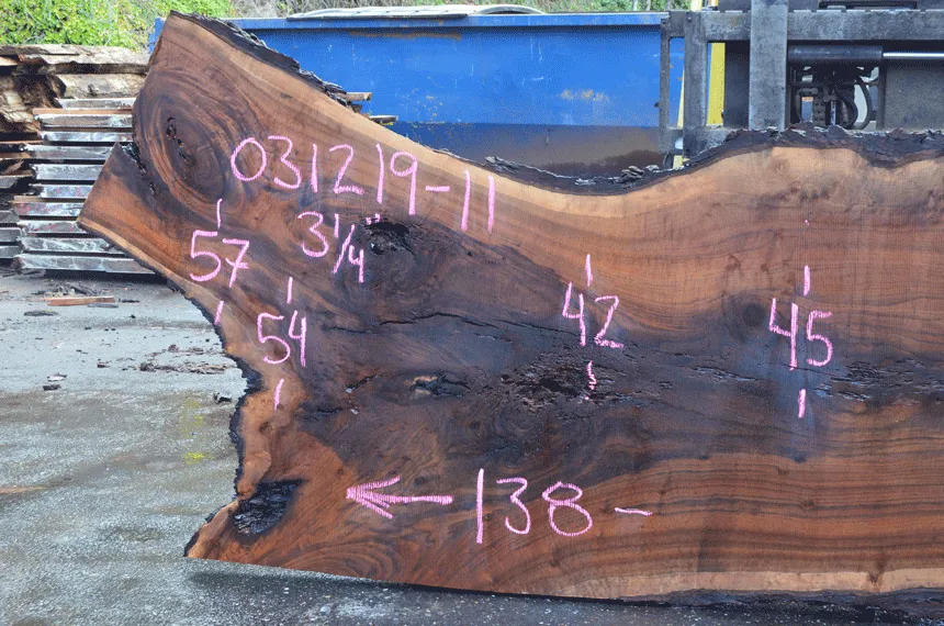 031219-11 Oregon Black Walnut Slab