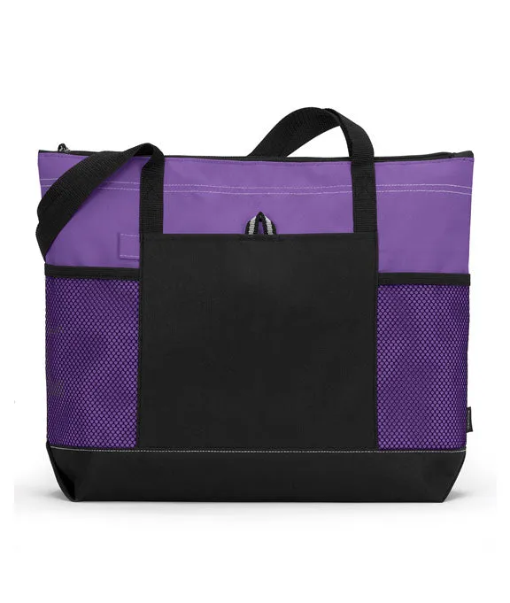 1100 - Gemline Select Zippered Tote Bag