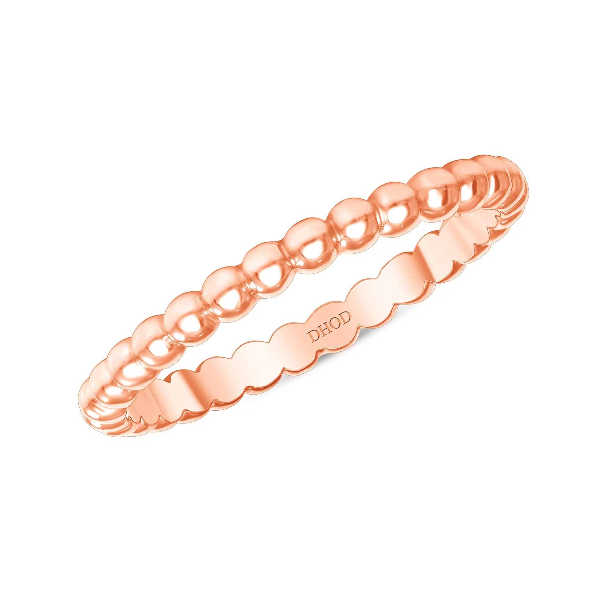 14K Gold Small Bubble Band