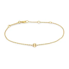 14k Itty Bitty Baseball Bracelet