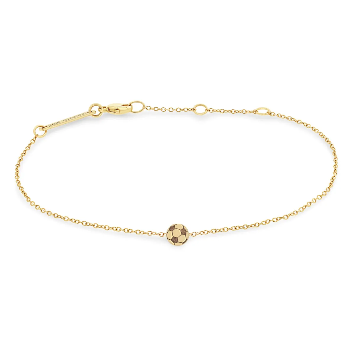 14k Itty Bitty Soccer Ball Bracelet