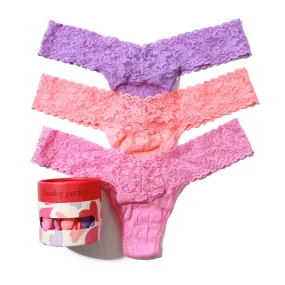 3-PACK VALENTINE'S DAY LOW RISE THONG - HANKY PANKY