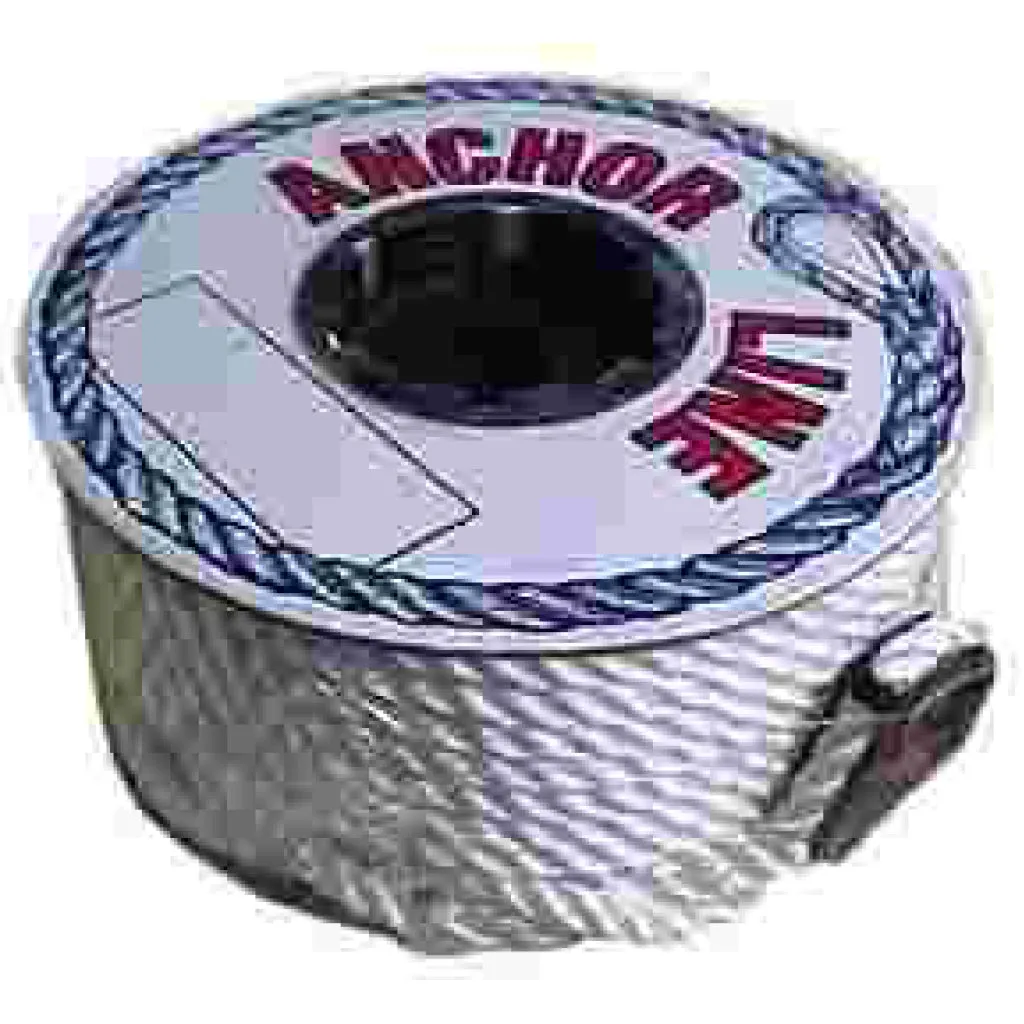 3/8" x 50' Twisted White Anchor Line