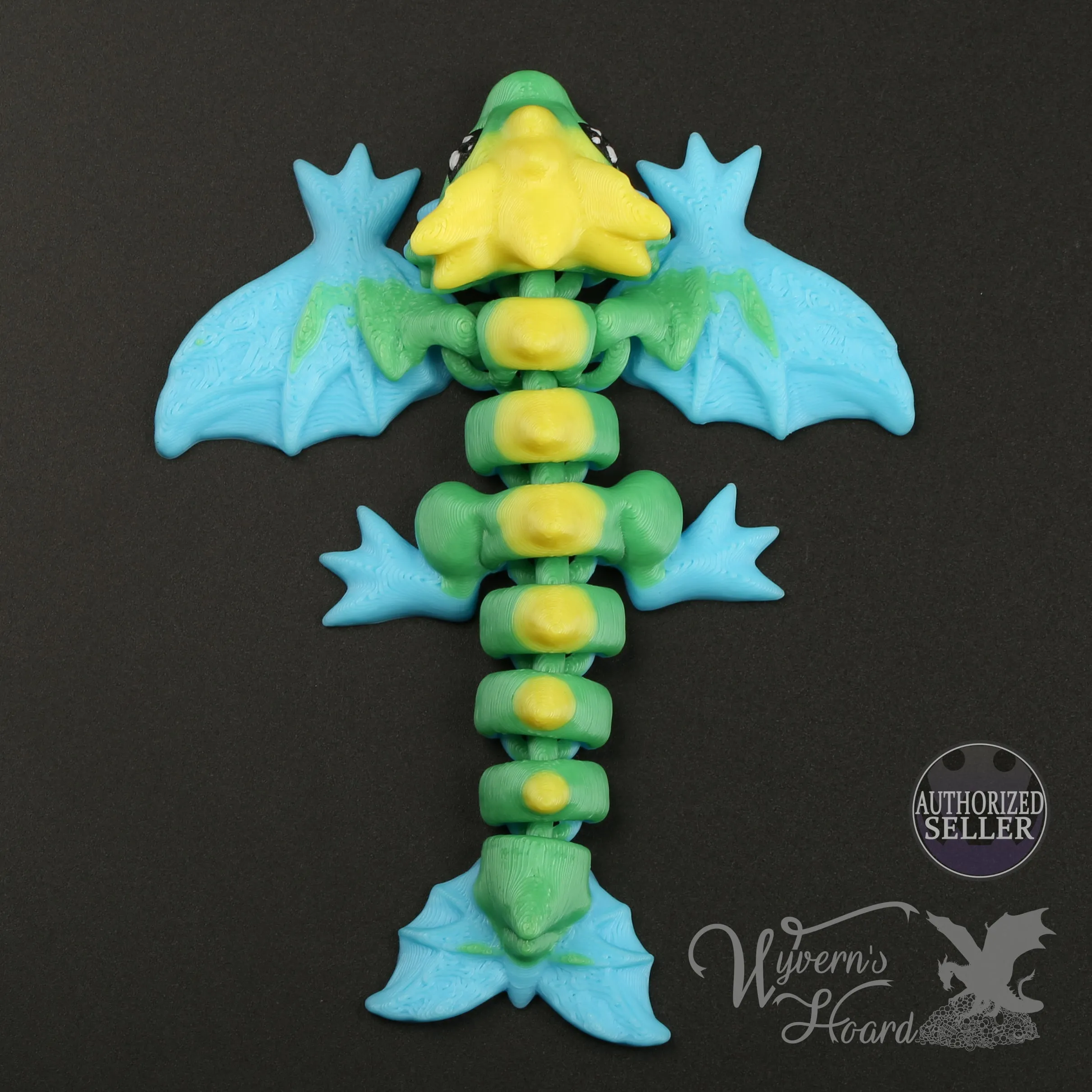 3D Printed Baby Wyvern Fidget Toy & Keychain Ornament