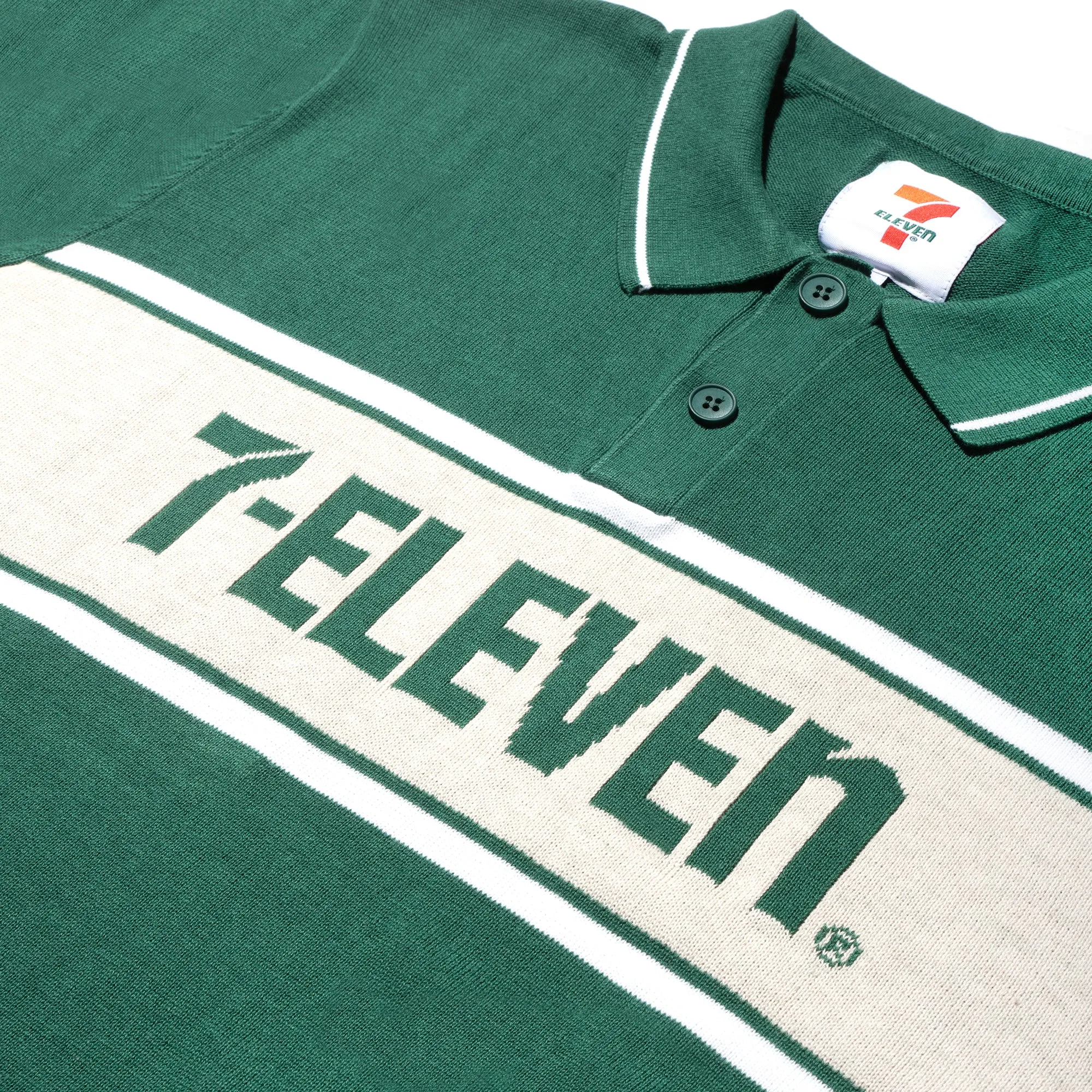 7-Eleven® Knitted Short Sleeve Polo