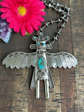 #8 Turquoise Kachina Necklace/Bolo Slider