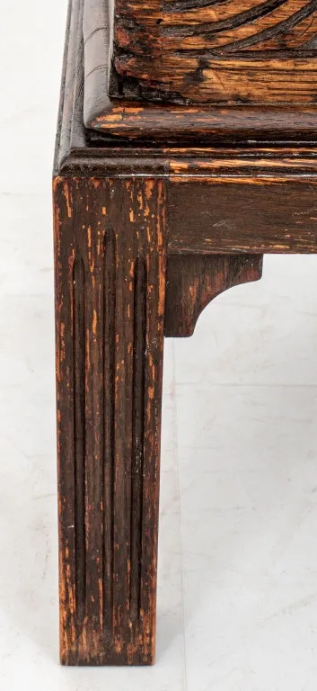 Aesthetic Movement Carved Wood Side Table