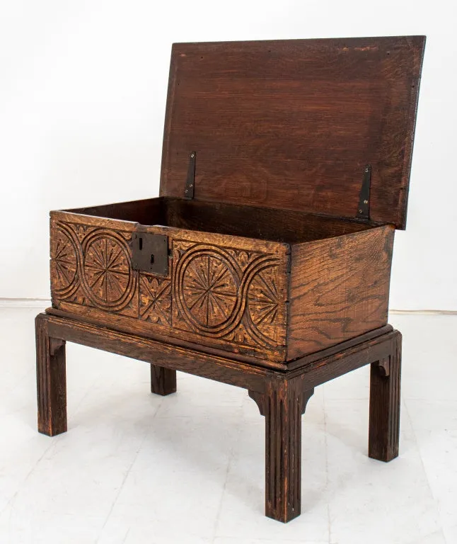 Aesthetic Movement Carved Wood Side Table