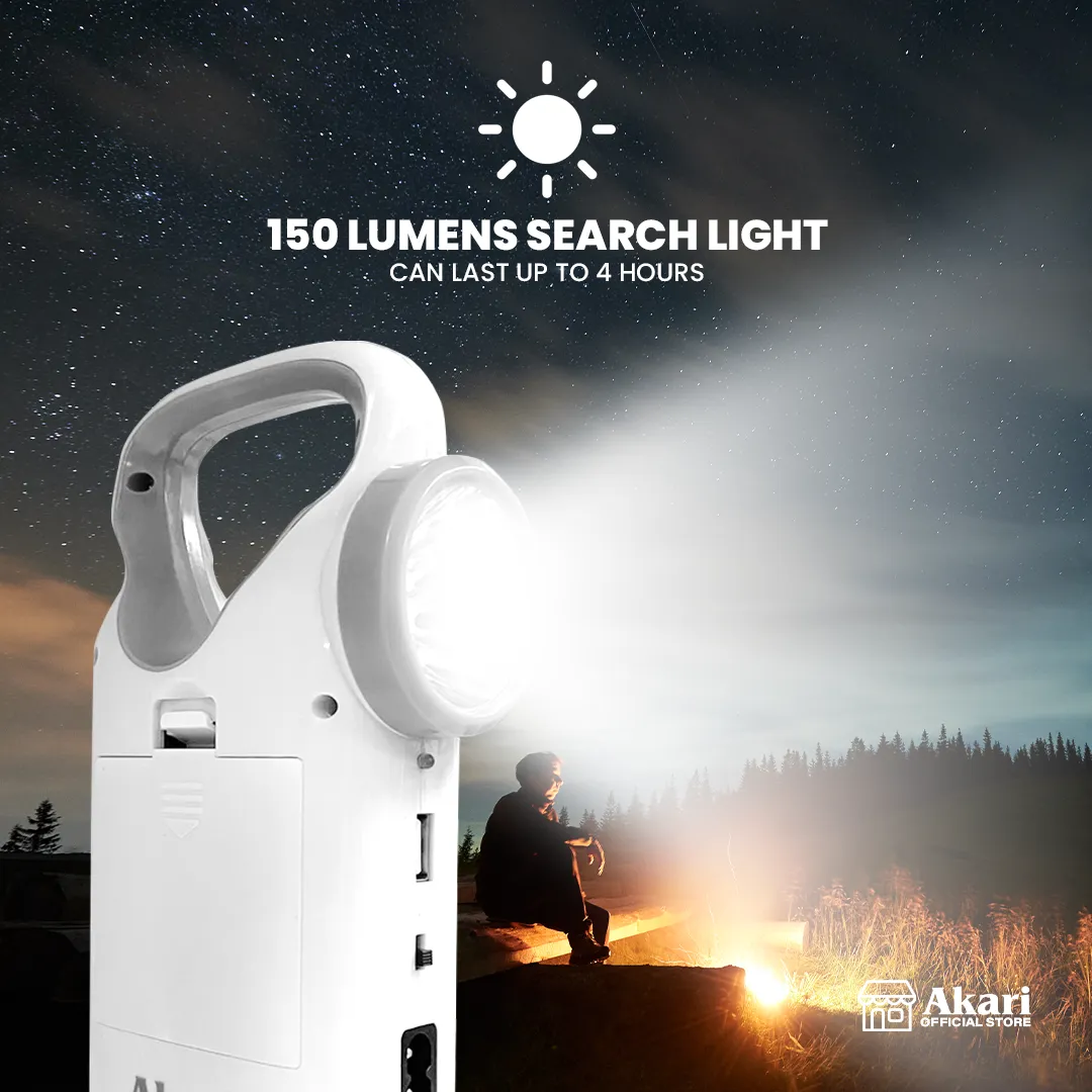 Akari Rechargeable Lantern with Searchlight (ARL-K9821)