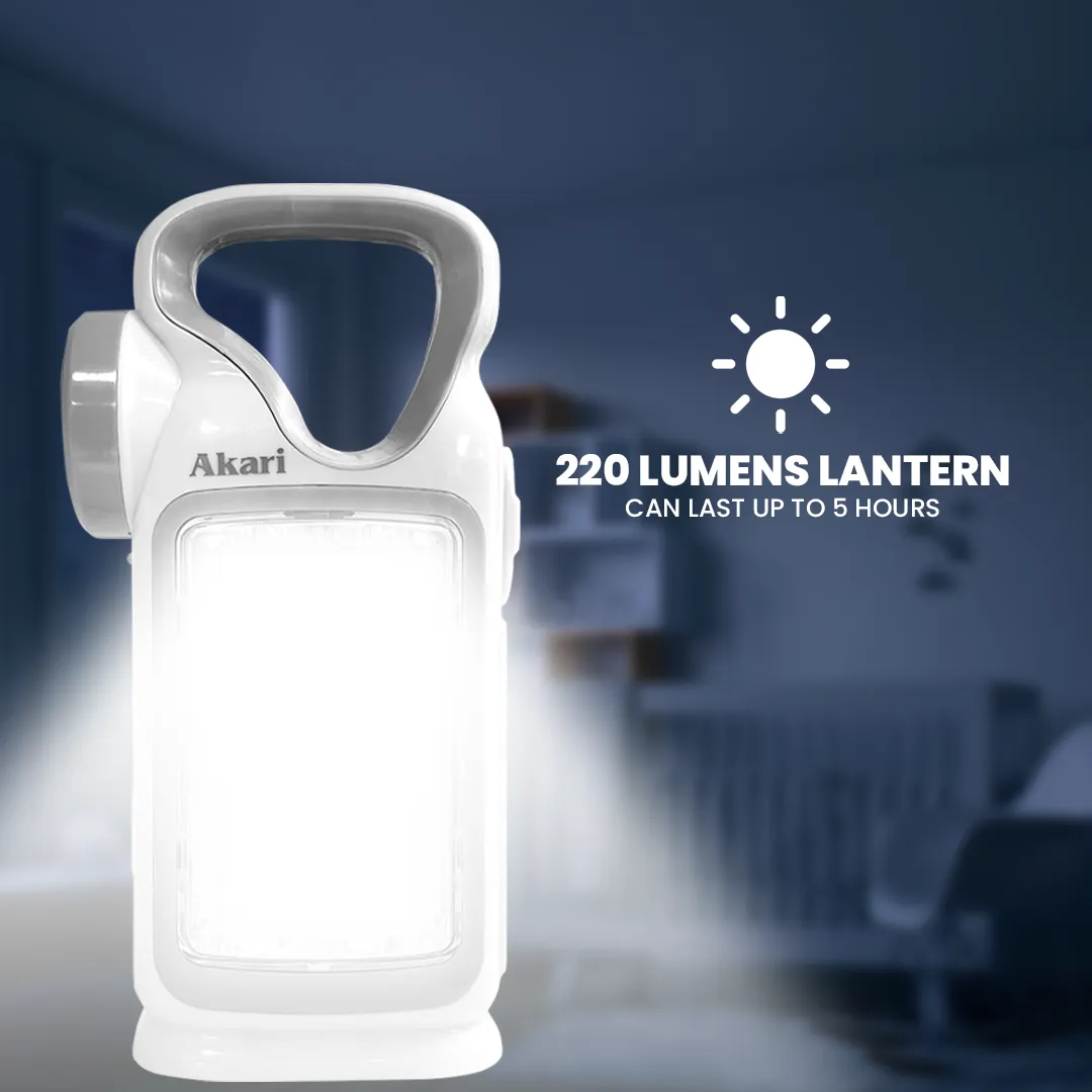 Akari Rechargeable Lantern with Searchlight (ARL-K9821)