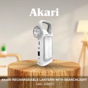 Akari Rechargeable Lantern with Searchlight (ARL-K9821)