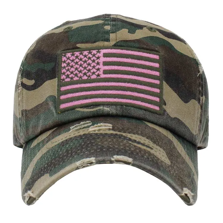 American USA Flag Vintage Baseball Cap