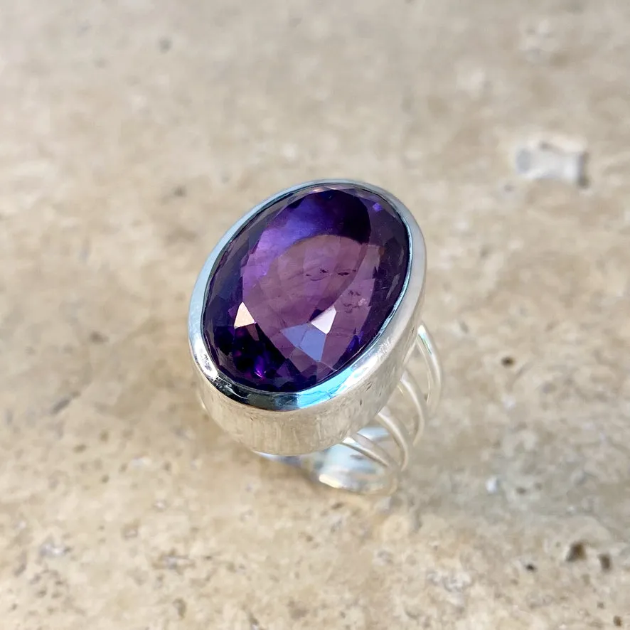 Amethyst Ring - Lila