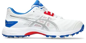 Asics Mens Gel Gully 7 Cricket Shoe - White/Pure Silver