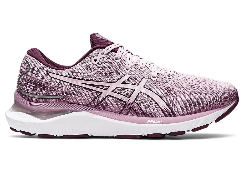 Asics Women's GEL-CUMULUS 24 - BARELY ROSE/DEEP PLUM