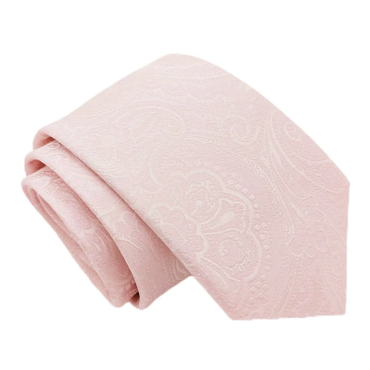 Baby Blush Paisley Silk Wedding Swatch