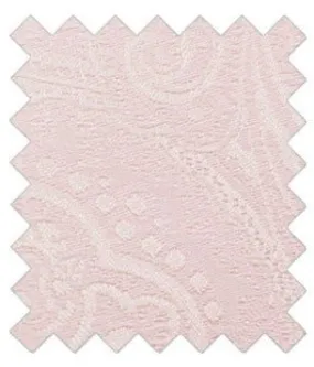 Baby Blush Paisley Silk Wedding Swatch