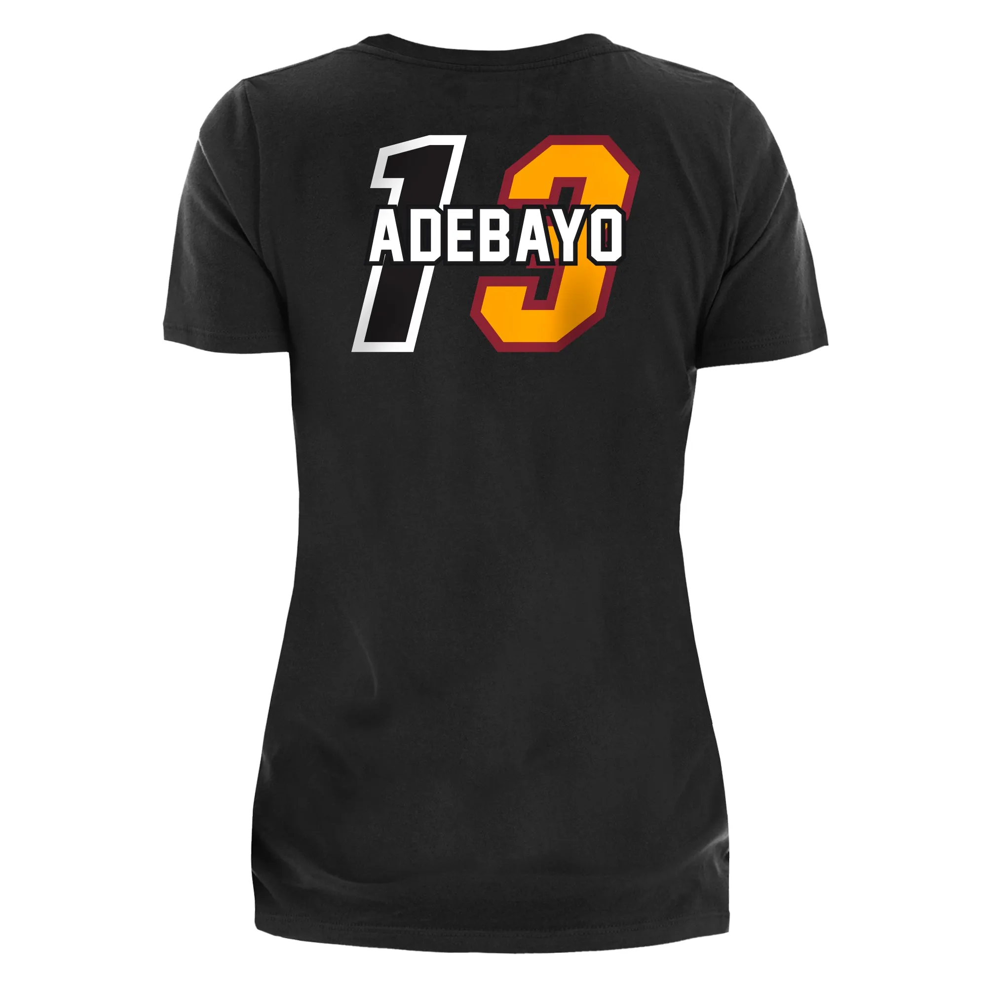 Bam Adebayo New Era Miami HEAT Mashup Name & Number Women's Tee