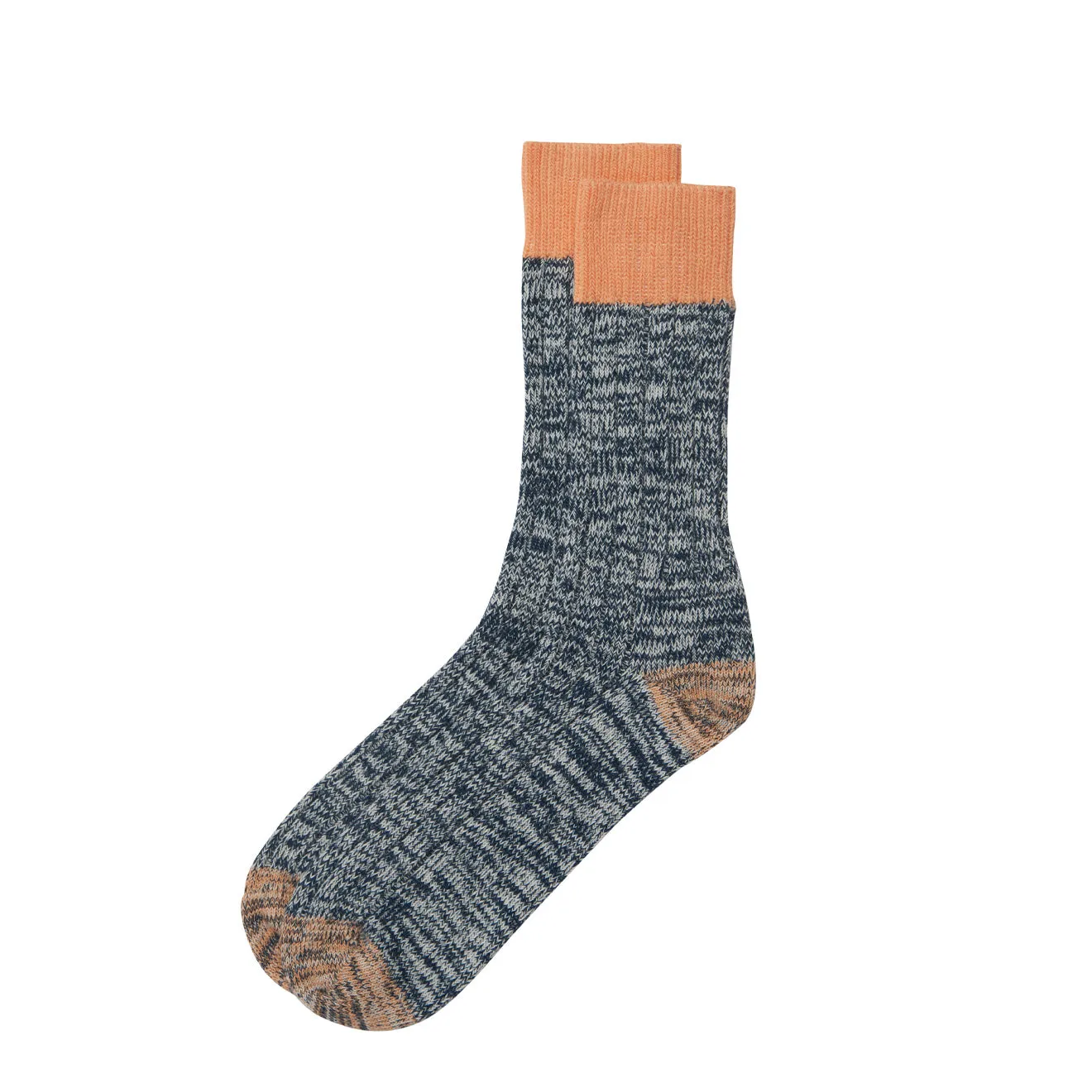 Barbour Twisted Contrast Socks Navy Mix