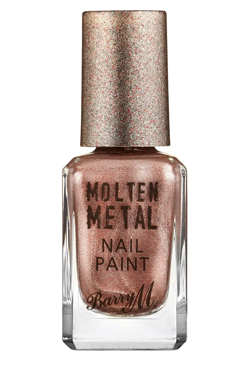 Barry M Molten Metal Nail Paint in Pink Ice