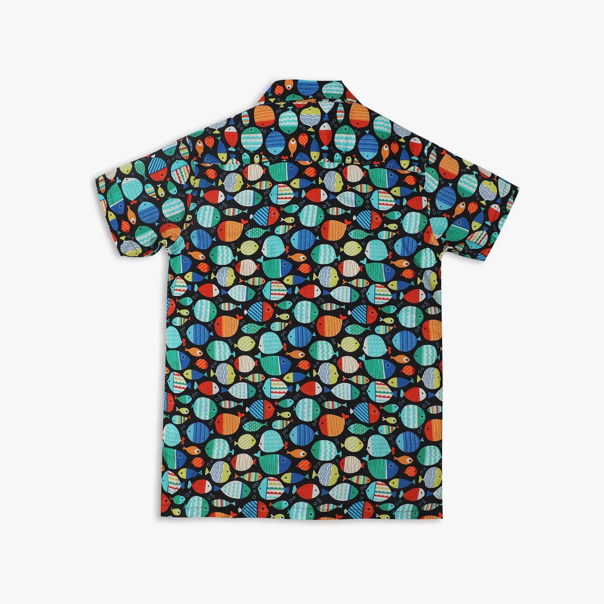 Boy's Regular Fit Printed Shirt