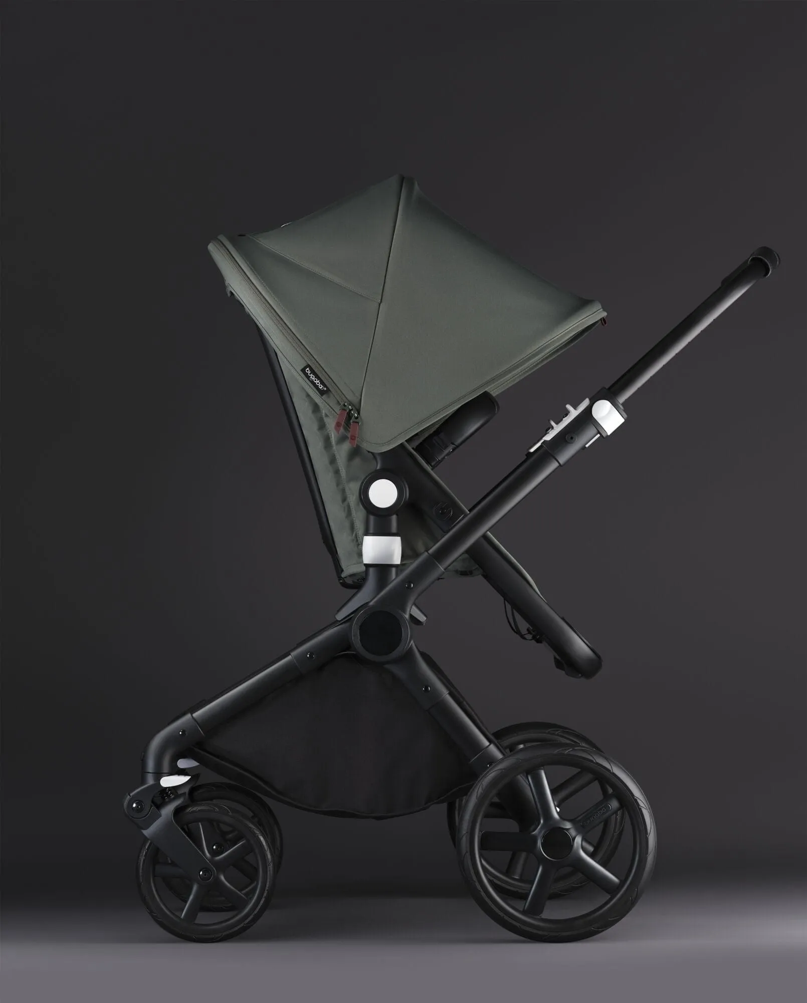 Bugaboo Fox Cub Complete - Black/Forest Green/Forest Green