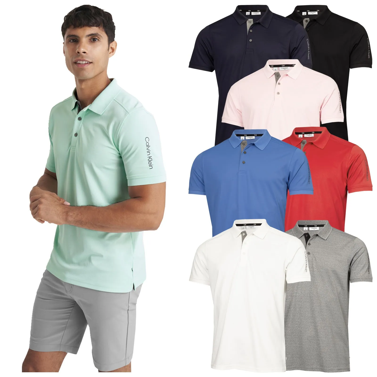 Calvin Klein Mens Club Polo Shirt