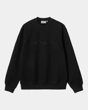 Carhartt Sweatshirt | Black / Black