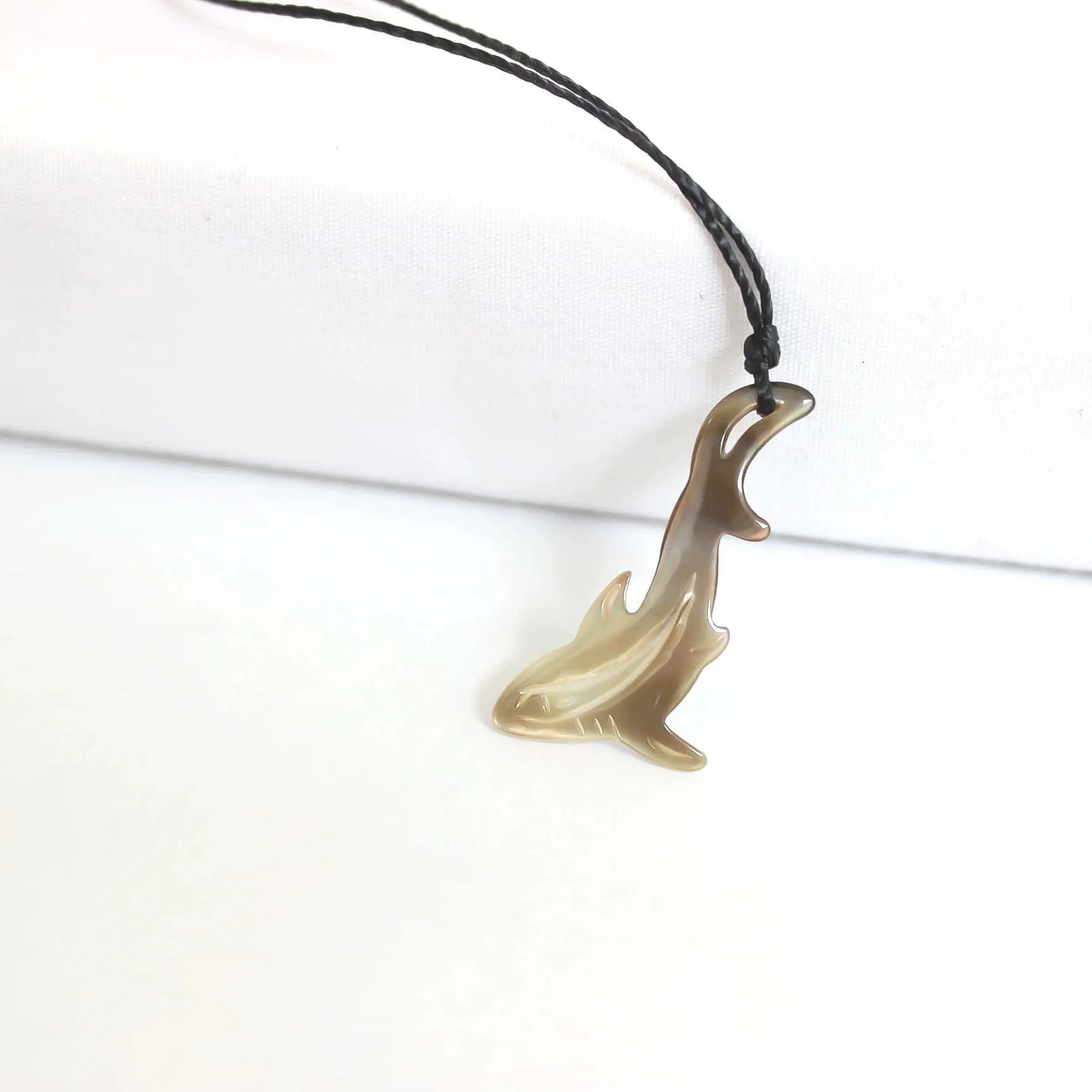 Carved Shark Necklace