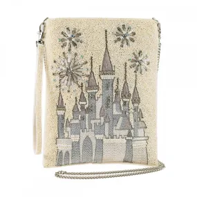 Castle Beaded Crossbody Handbag