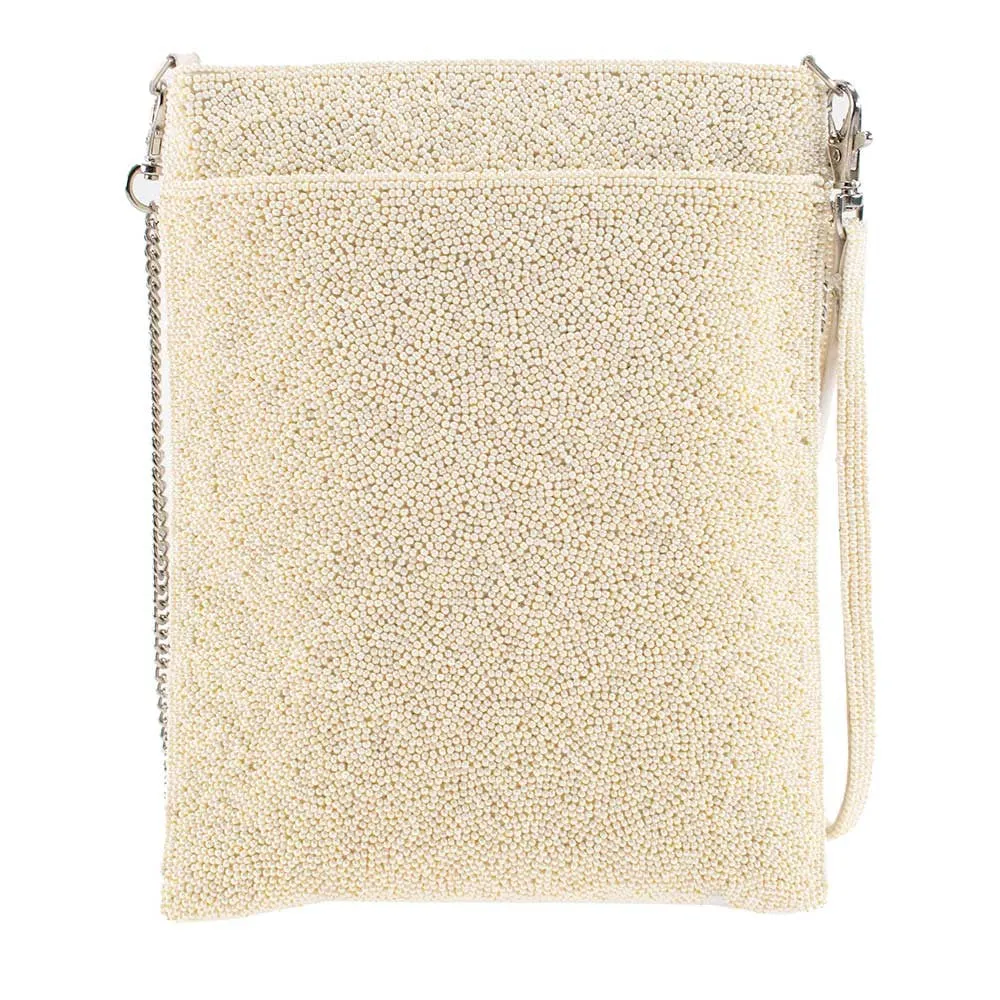 Castle Beaded Crossbody Handbag