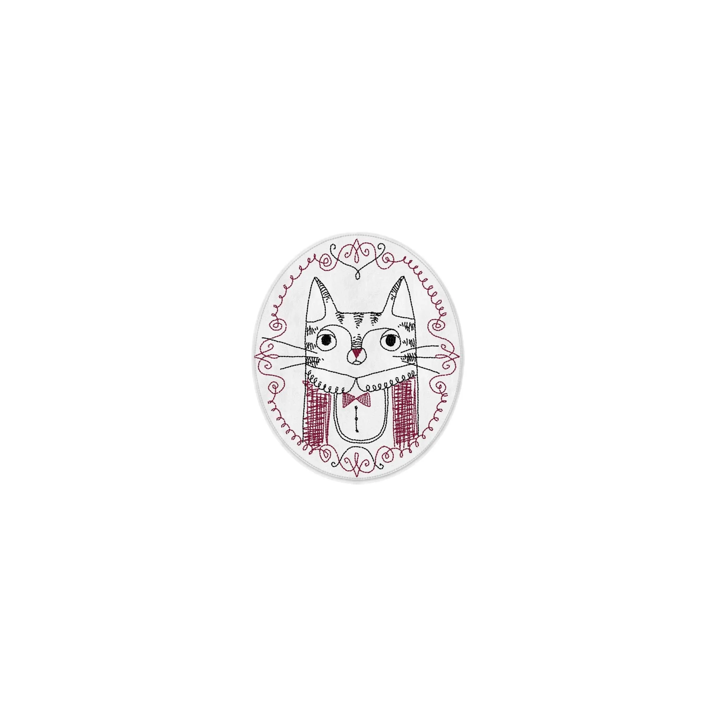 Cat Artisan Embroidered Pin [CLEARANCE]