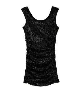 Cheryl Creations Juniors Sequin Ruched Dress