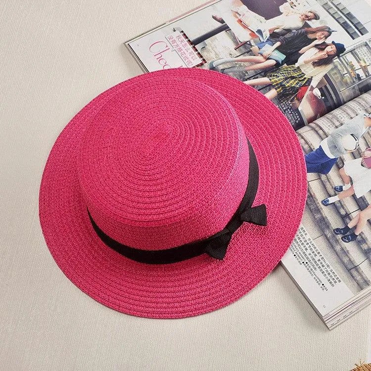 CHLOE'S CLOCHE STRAW HAT