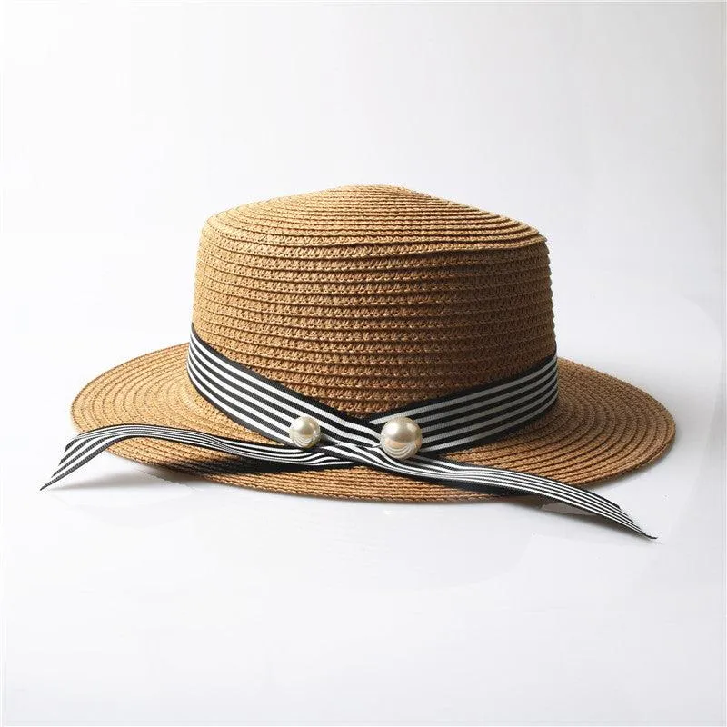 CHLOE'S CLOCHE STRAW HAT