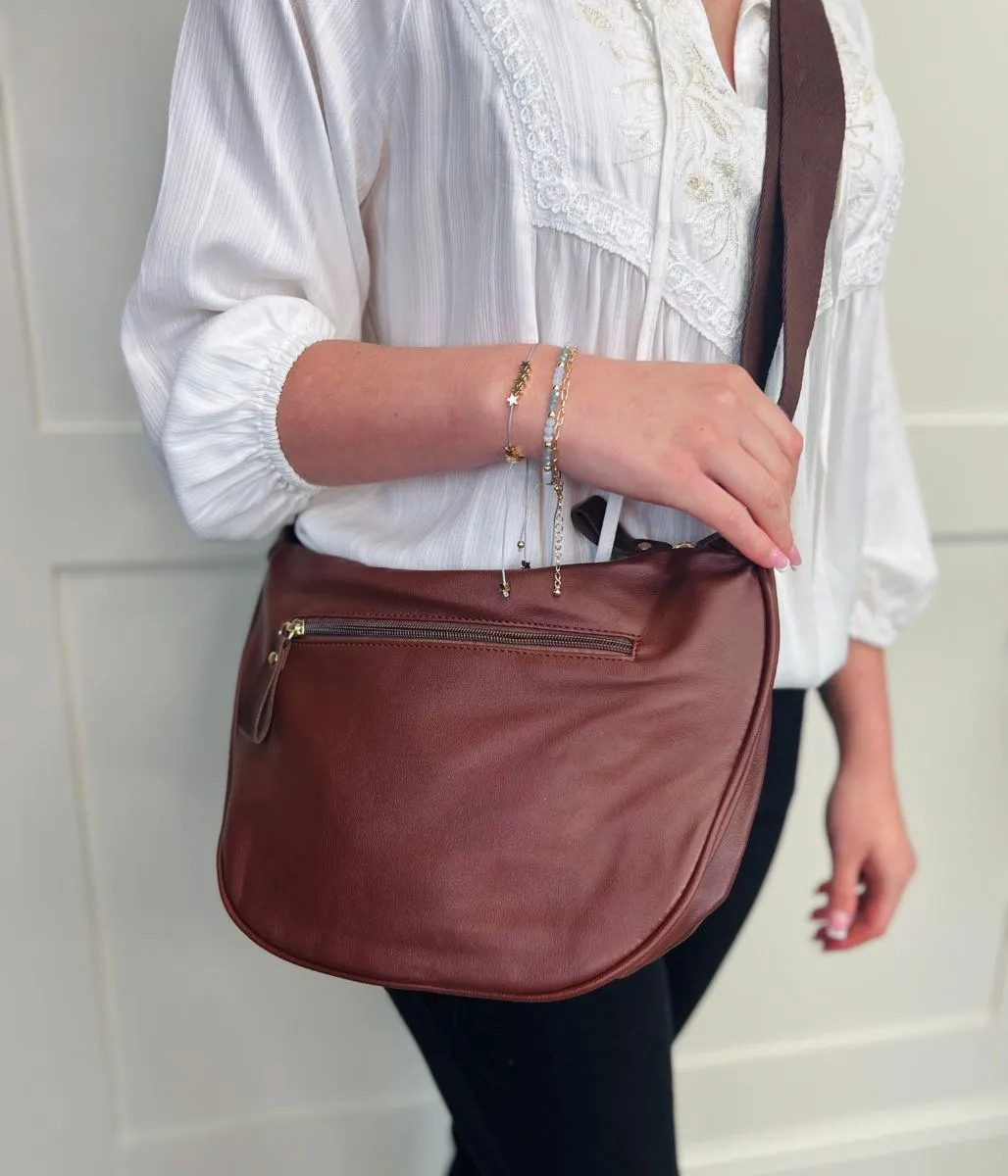 Coffee Crescent Sling Bag