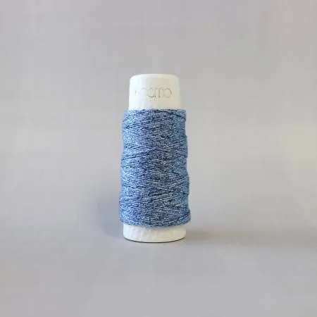 Cosmo Hidamari Sashiko Solid Thread 30 Meters Denim Blue # 88-203