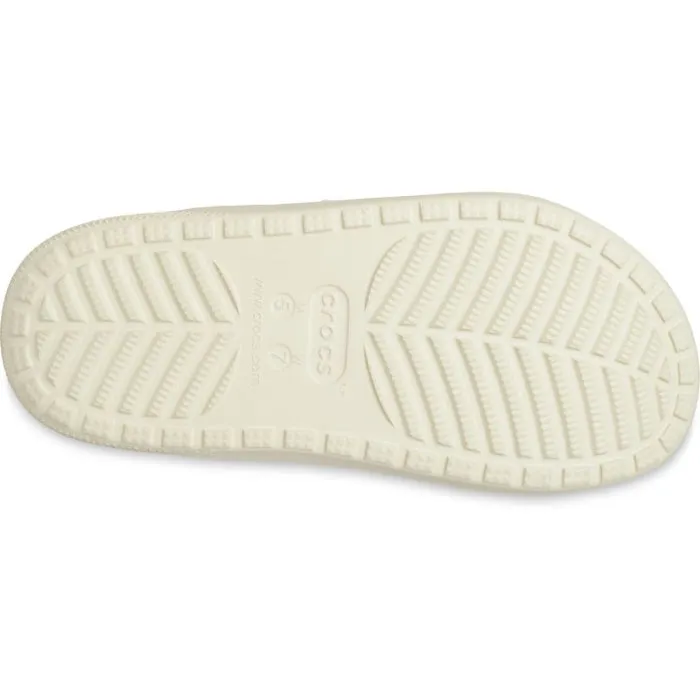 Crocs Classic Cozzzy Sandal Mens Womens Bone/Mushrrom