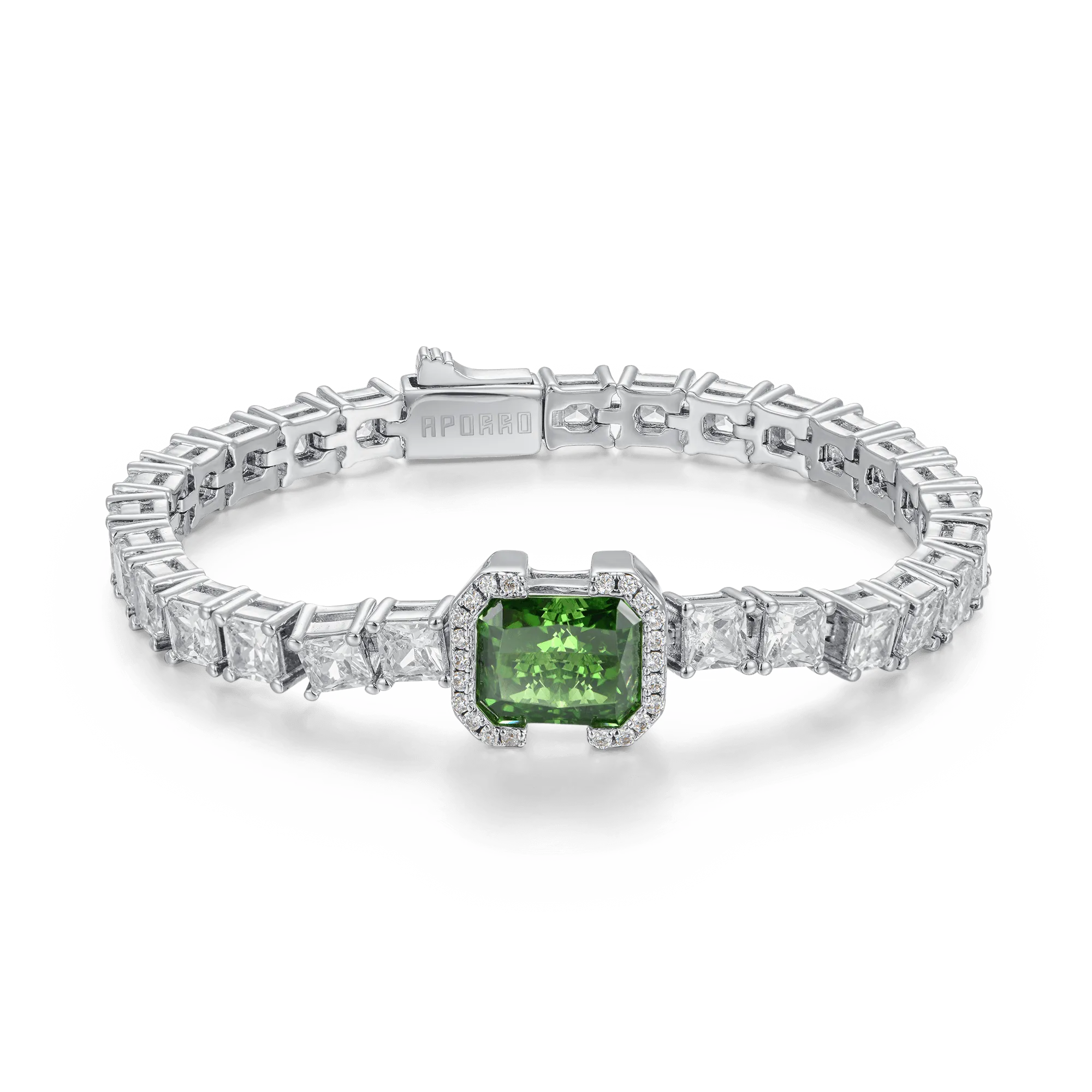 Crushed Ice Emerald Cut Tennis Bracelet - 4mm