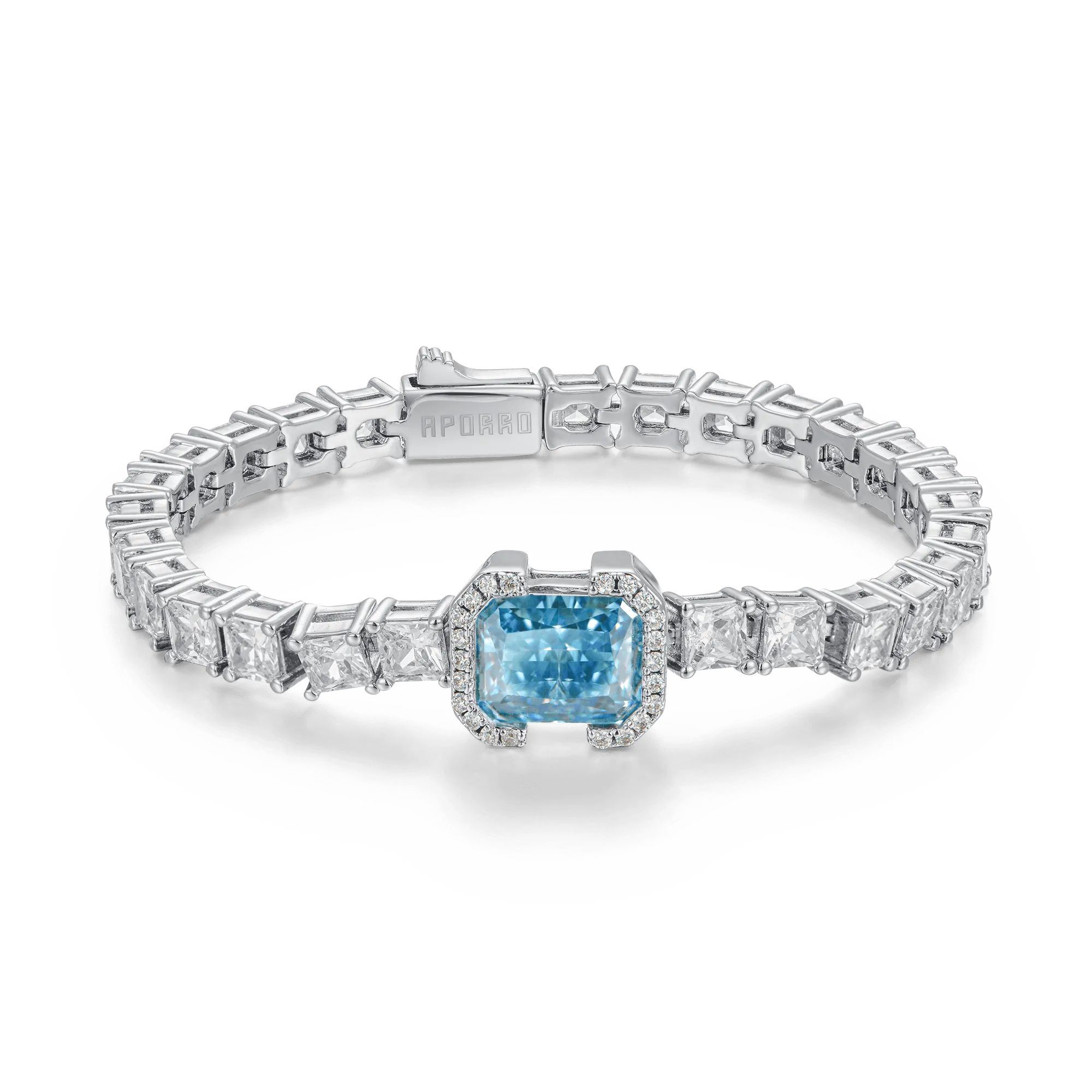 Crushed Ice Emerald Cut Tennis Bracelet - 4mm