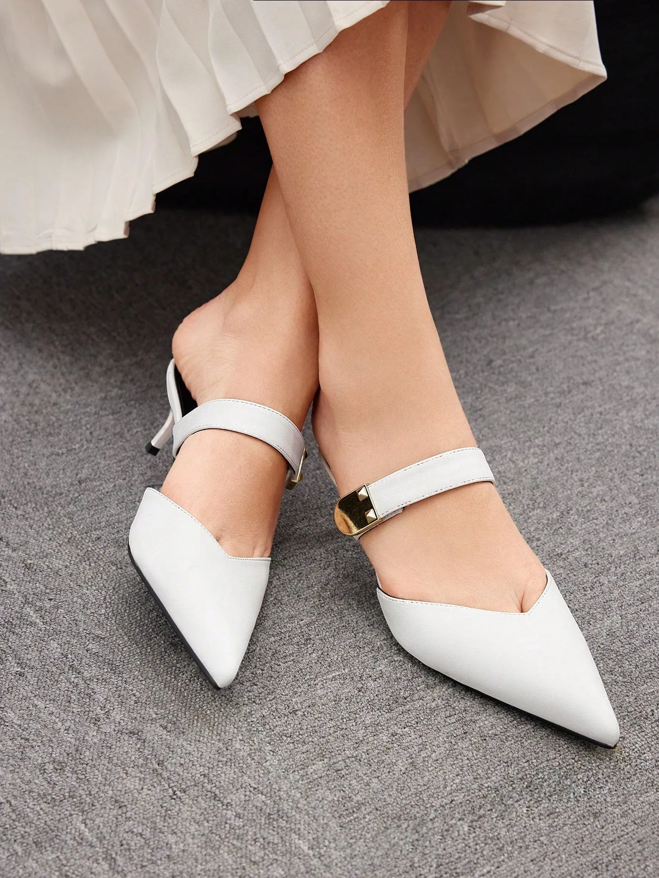 CUCCOO BIZCHIC Women Fashionable And Elegant Pointed High-Heeled Shoes That Are Versatile