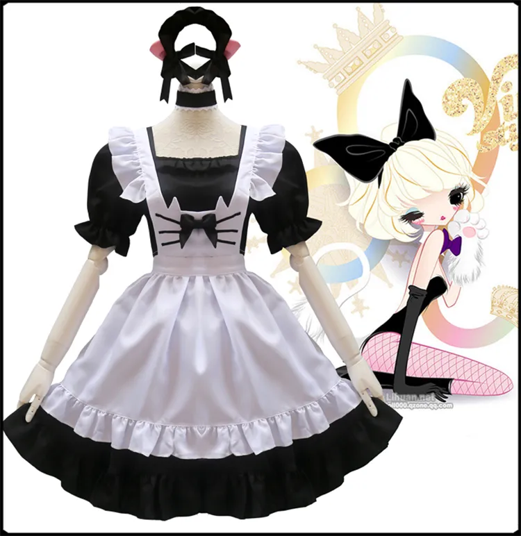 Cute Cat Maid Dress AD12790