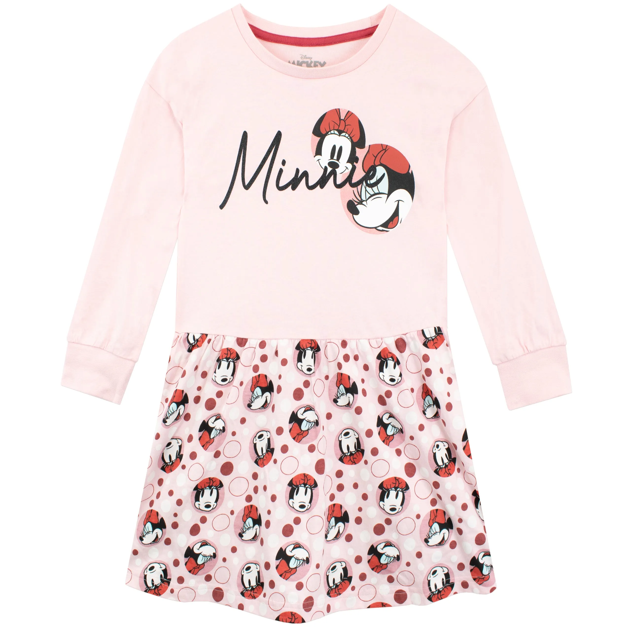 Disney Minnie Mouse Long Sleeve Dress