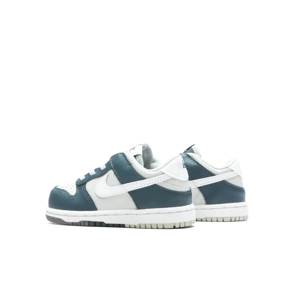 Dunk Low (TD) - Deep Jungle/White/Light Silver