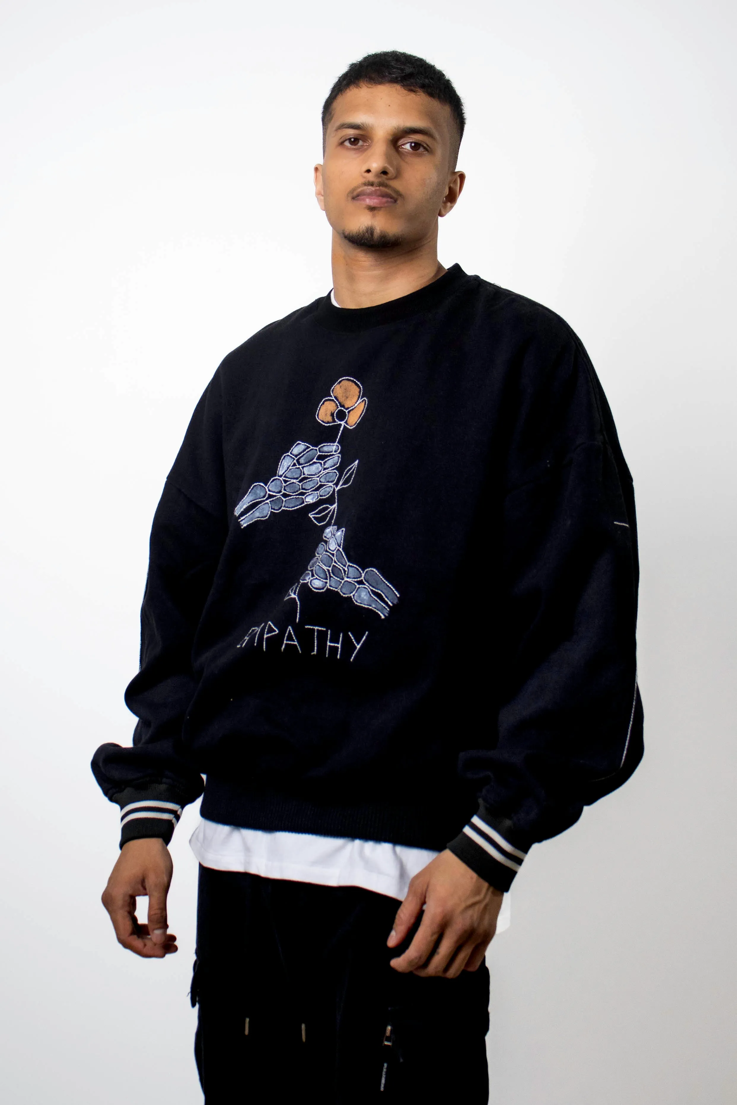 Empathy Embroidered Sweatshirt