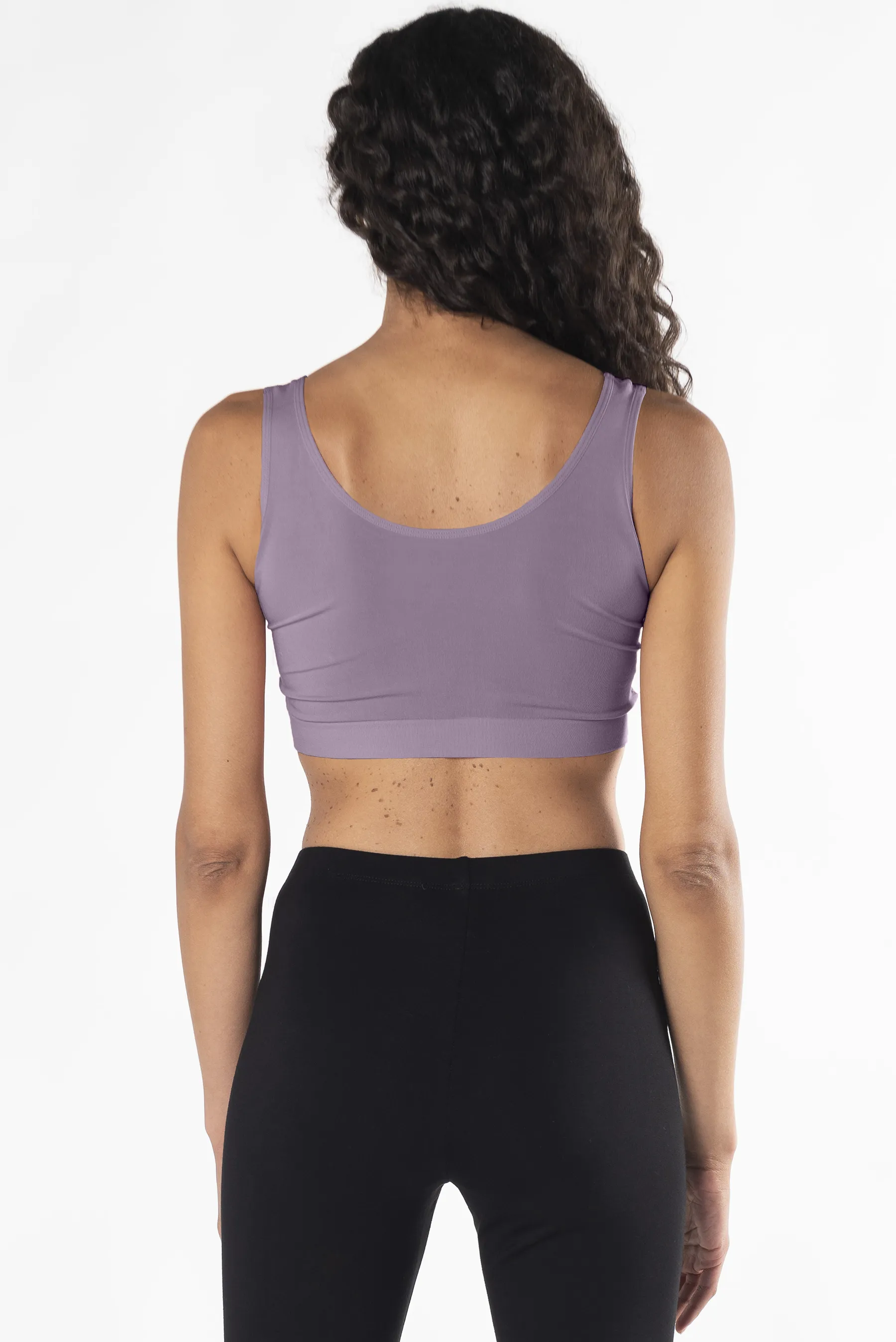 Essential Bamboo Bralette - Dusty Purple