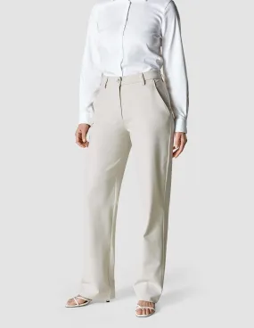 Essential Pants Straight Off White