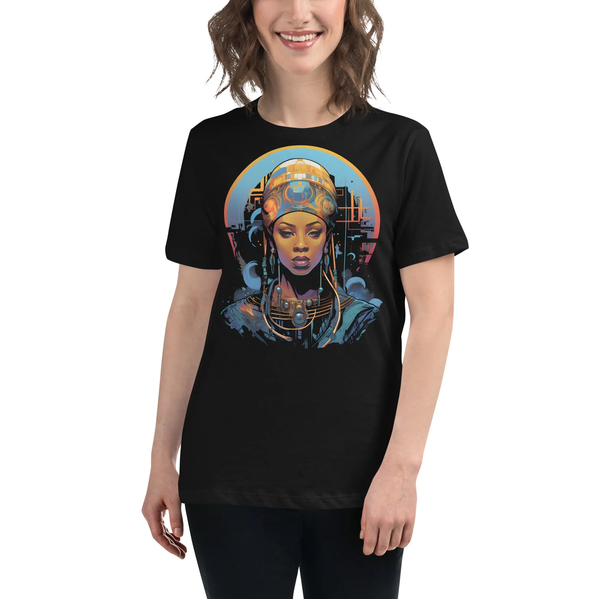 Express Your Cyber Punk Vibe with Women's Cyber Punk T-Shirts 003