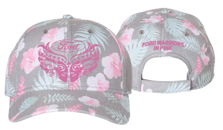 Ford Warriors In Pink Tropical Print Hat